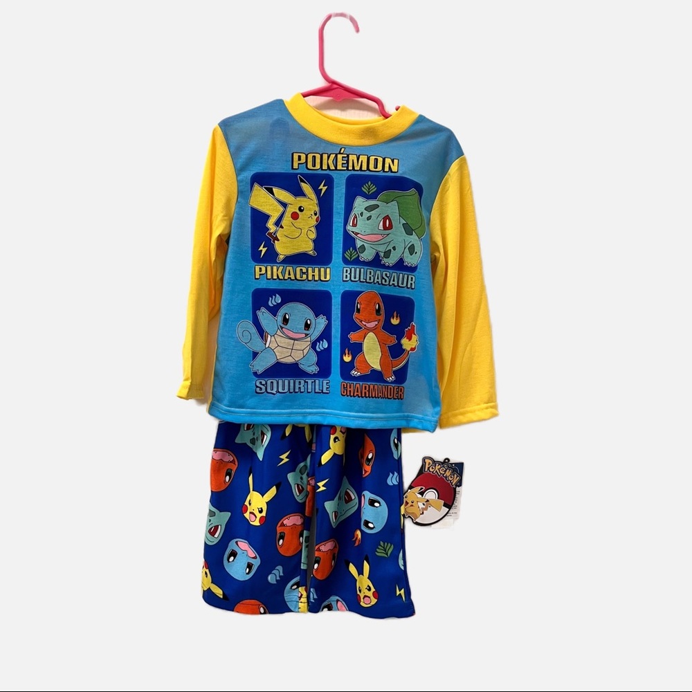 Pokémon Boys Pajamas Set Size 4